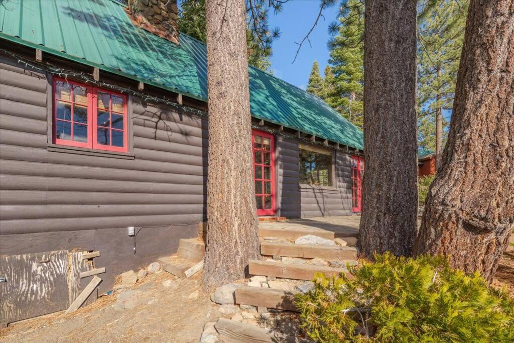 Coziest Cabin In Tahoe W Stone Fireplace Comfy Beds Close To Slopes & Lake Carnelian Bay Kültér fotó